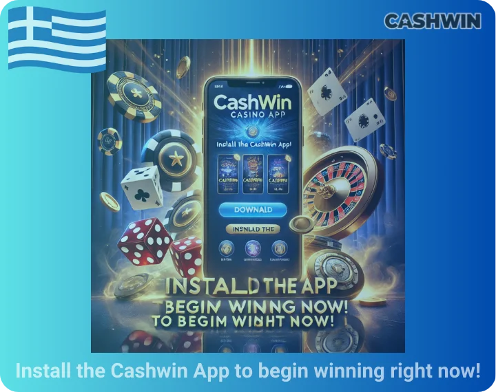 Install the Cashwin App to begin winning right now!